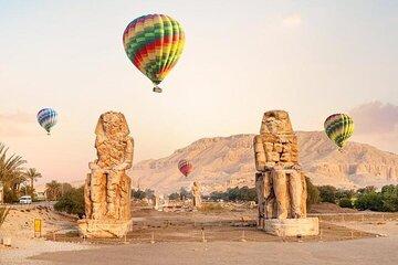 Luxor Hot Air Balloon West Bank and Felucca Self Guided Tour