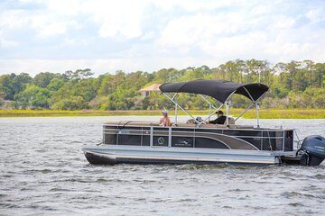 2 Hour Private Hilton Head Boat Rental by 24 ft. Luxury Pontoon