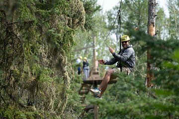 2 hour Waskesiu Zipline Morning Adventure