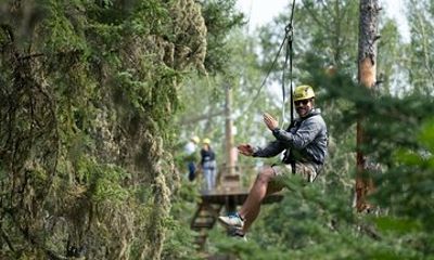 2 hour Waskesiu Zipline Morning Adventure