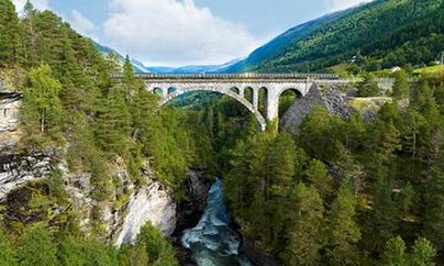 The Golden Train on Rauma Railway in Romsdalen