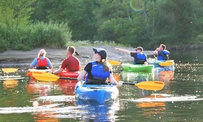 Kayaking in Columbia River Gorge National Scenic Area