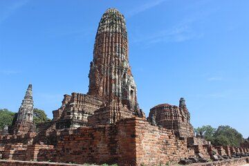 Ayutthay Three Temple Tour and Hertiage Cruise Experience