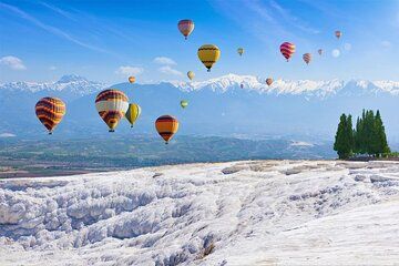 Full Day Trip from Marmaris to Pamukkale with Hot Air Balloon