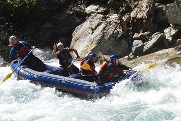 Giarsun Gorge Whitewater Action Rafting Engadin Switzerland