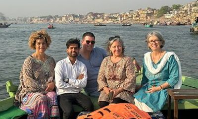 Full Day Private Varanasi Tour with AC Car Boat and Sarnath