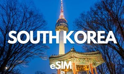 South Korea Data eSIM Powered by 3HK