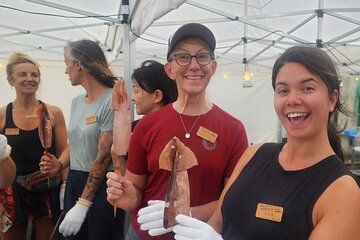 Michinoku Coastal Trail Activities for Matsukawaura Hamayaki BBQ