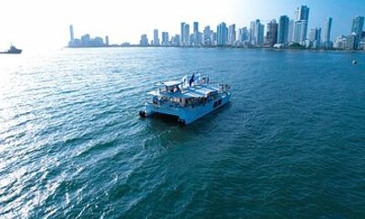 Sunset by Cartagena Bay aboard Flamante Catamaran