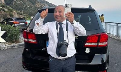 from Praiano to Naples Airport & Train Station Private Transfer