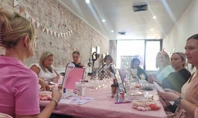 Makeup and Sip Experience with a Professional
