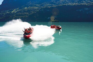 From Lausanne Interlaken and Jetboat Ride on Lake Brienz