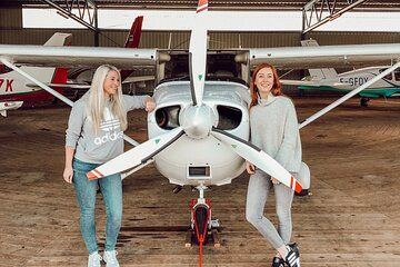 Fly above the Vienna in a private plane