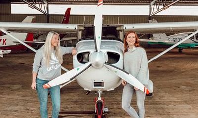 Fly above the Vienna in a private plane