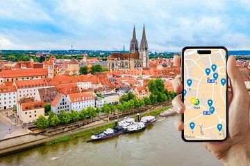 Self-guided scavenger hunt and city game in Regensburg