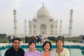 Same Day Taj Mahal & Agra City tour by Car With 5*Lunch from Delh