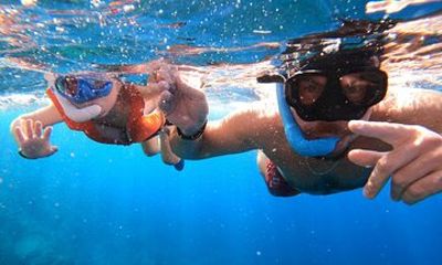 Snorkeling from Boat in Puerto Colón