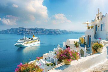 Skip Lines Hassle-Free Direct Boat Access Santorini 5 Hour Tour