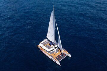 The Sunset in Catamaran in the Esterel Saint Raphael