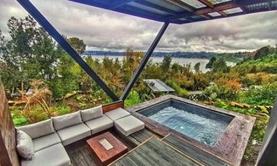 Visit Cancagua spa and city of Frutillar full day