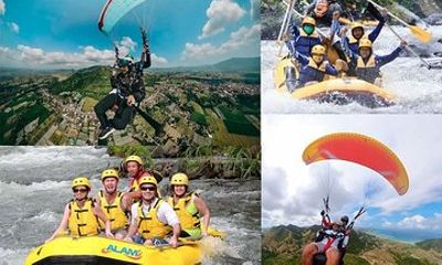 Paragliding and Rafting including lunch and pickup