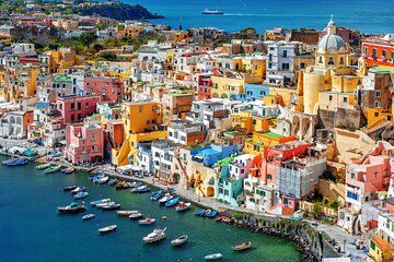 Free Tour to Procida by Hydrofoil Transfer and Typical Sweet and Coffee
