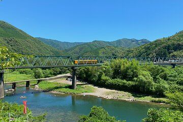 Explore the Shimanto River by Local Train and Bicycle