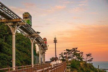 Busan Old Town & Sunset Sky Capsule Tour with Local Food Markets