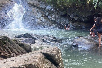 El yunque rain forestWater Slider and Natural Pool in Puerto Rico