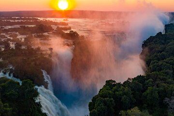 Victoria Falls Sunrise Guided Tour on Zimbabwe Side