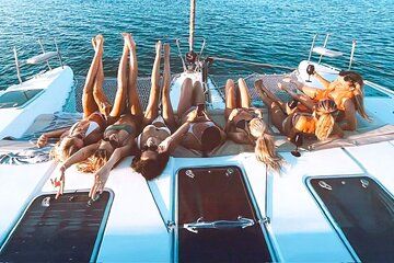 Athens Catamaran Half Day Semi Private Cruise Tour