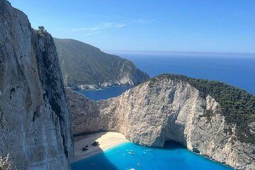 Zakynthos Shipwreck Beach by Land and Sea + Blue caves + Xigia