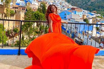 Sky Dreams Flying Dress Chefchaouen
