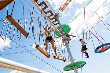 Zipline and Adventure Tower at Ryze Adventure in Missouri