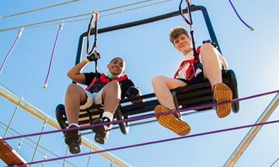 Zipline and Adventure Tower at Ryze Adventure in Missouri