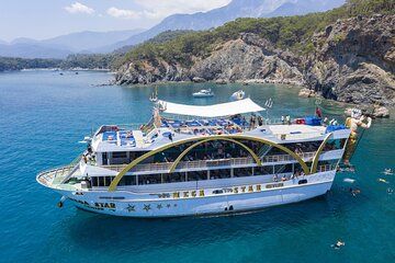 Kemer Mega Star Boat Trip with Lunch Round Transfer
