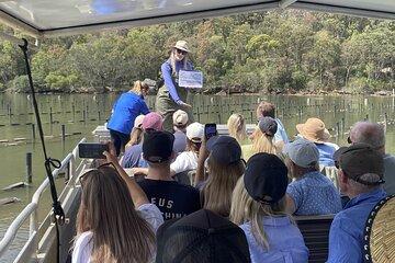Hawkesbury River Oyster lease tour followed by lunch.