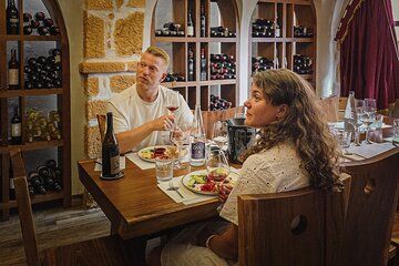 Food and wine pairing at Avli Malia Gluten Free options