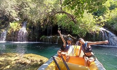 Cetina River Rafting Adventure with Hidden Caves and Waterfall