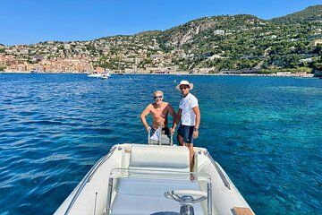 From Cagnes : Private Boat Tour to cap d' Antibes with Snorkeling