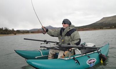 Full Day Fishing Pontoon Rental in Island Park