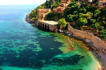 Alanya City Tour with Cable Car & Dimçay Boat Tour–From Side