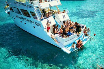 Blue Lagoon Boat Cruise with Bus Transfer from Paphos