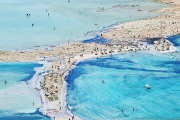 Trip to Elafonisi Pink Island From Panormo and Lavri with Guide