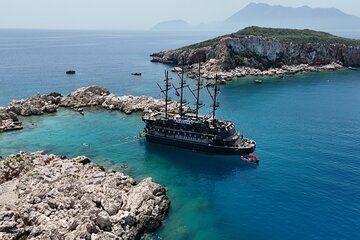 Medusa 3 Islands Boat Tour from Kemer Foam Party and Free Lunch