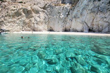 Boat trip in Corfu Paleokastritsa Limni beach,Kasteli,Sea Caves