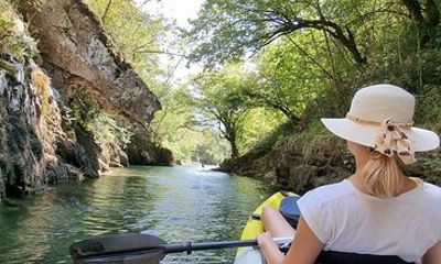 Neretva Kayak Tour Calm Waters and Stunning Mountain Views