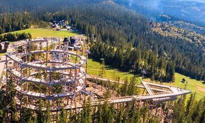 From Zakopane: Tatra mountains, Sky Walk and Hot Springs Tour