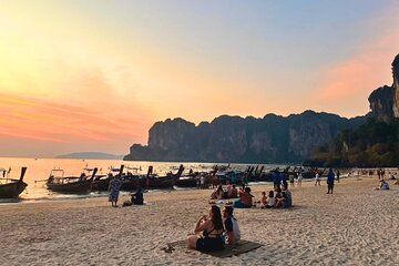Railay Phra Nang and Diamond Cave Sunset tour