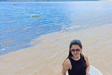 Amazon Meeting of Water and Boots and Culture of Indigenous People